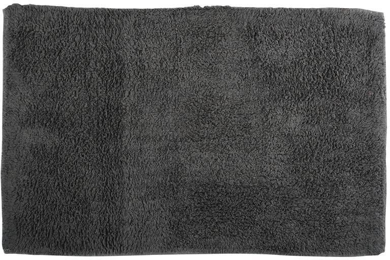 MSV Badkamerkleedje|badmat voor op de vloer antraciet 45 x 70 cm