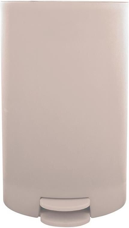 MSV badkamer|toilet pedaalemmer beige 3L 15 x 27cm