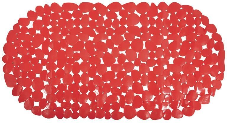 MSV Douche|bad anti-slip mat badkamer pvc rood 39 x 99 cm