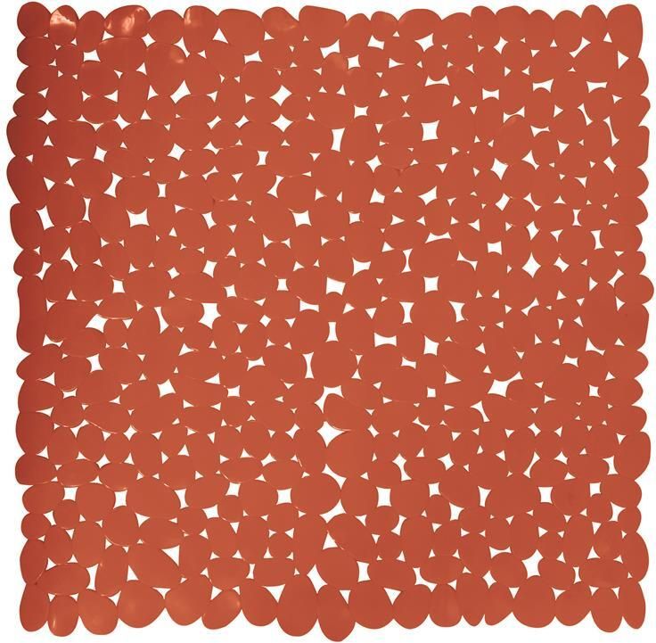 MSV Douche|bad anti-slip mat badkamer pvc terracotta 53 x 53 cm