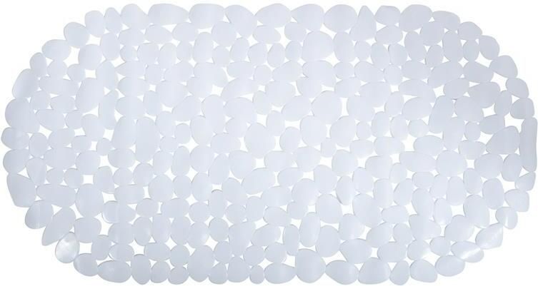 MSV Douche|bad anti-slip mat badkamer pvc wit 35 x 68 cm