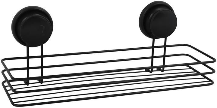 MSV doucherekje zwart 35 x 14 cm 10 kg metaal