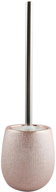 MSV Toiletborstel houder Shanghai keramiek rose goud 41 cm