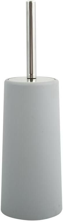 MSV Toiletborstel houder|WC-borstel lichtgrijs kunststof 35 cm