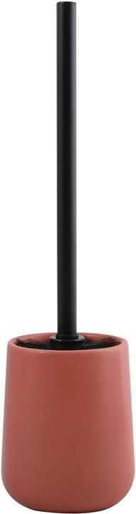 MSV Toiletborstel in houder|wc-borstel keramiek terracotta
