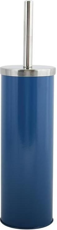 MSV Toiletborstel in houder|wc-borstel metaal marine blauw 38 cm