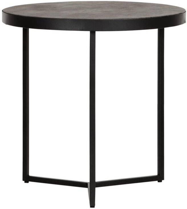 Must Living Side table Harmony round 50xØ50 cm black powder coated