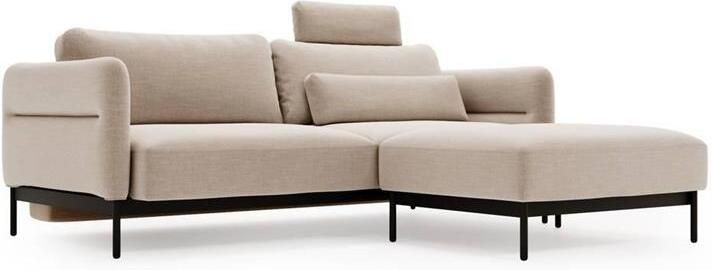 NADUVI Collection 3-zitsbank Selene met poef