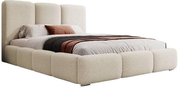 NADUVI Collection Bedframe Briar bouclé met opbergvak 140x200