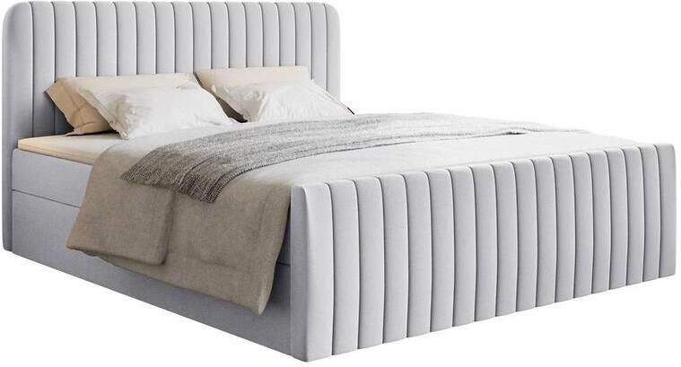 NADUVI Collection Boxspring Adrien chenille met opbergvak 200x200