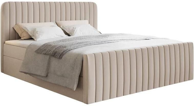 NADUVI Collection Boxspring Adrien chenille met opbergvak 200x200