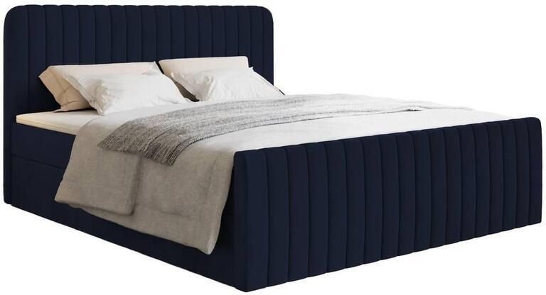 NADUVI Collection Boxspring Adrien velvet met opbergvak 200x200