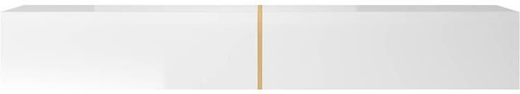 Selsey Bisira RTV-kast 200 cm Wit met gouden inzet - Foto 2