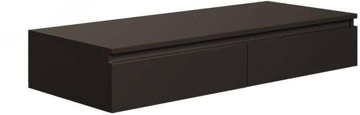 Selsey Bemmi – Zwevend bureau kaptafel met lades zwart 120 cm - Foto 2