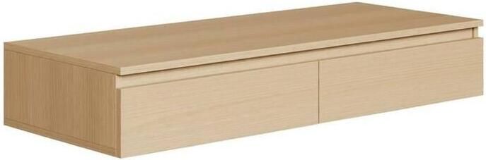 Selsey Bemmi – Zwevend bureau kaptafel met lades eiken Lindberg 120 cm - Foto 2