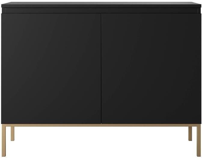 NADUVI Collection Kate Dressoir B 100 cm Zwart Goud - Foto 2