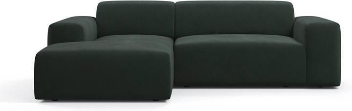 NADUVI Collection Nina Hoekbank Links Velvet Donkergroen