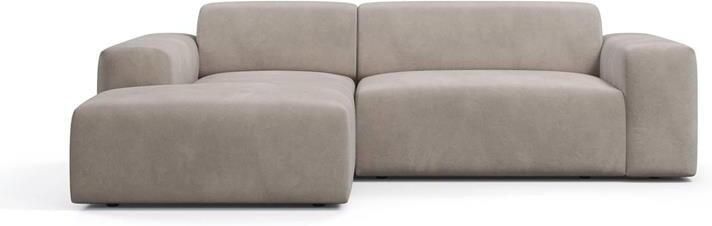 NADUVI Collection Nina Hoekbank Links Velvet Taupe