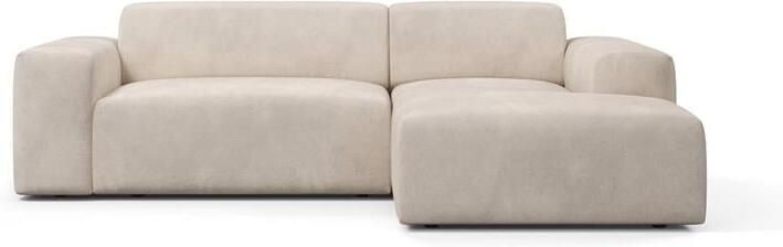 NADUVI Collection Nina Hoekbank Rechts Velvet Beige - Foto 2