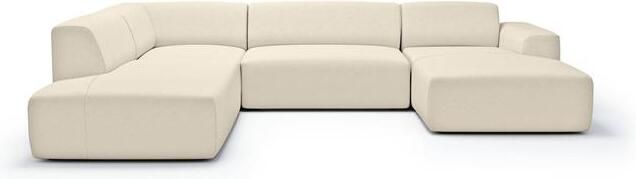 NADUVI Collection Nina U-bank Links Ribstof Crème