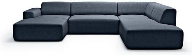 NADUVI Collection Nina U-bank Rechts Ribstof Blauw