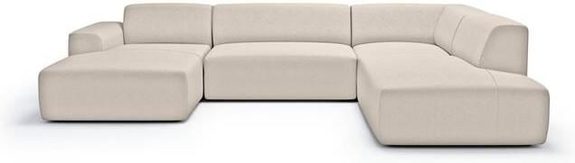 NADUVI Collection Nina U-bank Rechts Velvet Beige