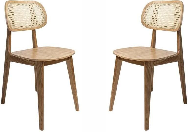 NADUVI Collection Set van 2 eetkamerstoelen Yuul