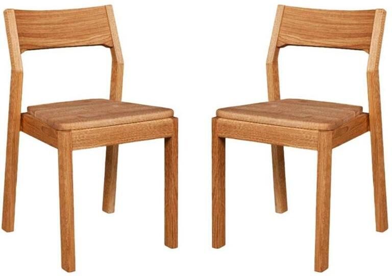 NADUVI Collection Set van 2 Lina eetkamerstoelen