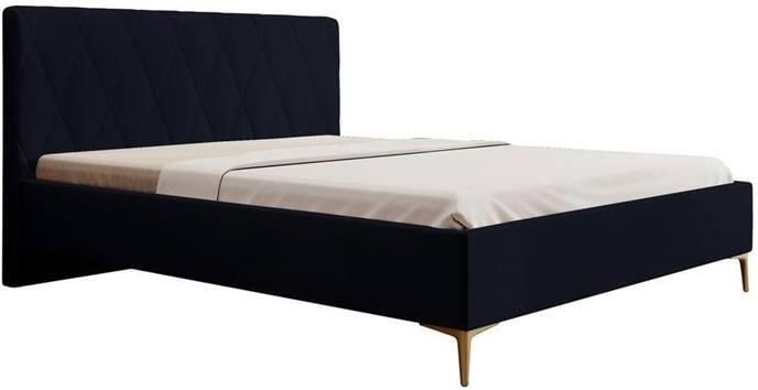 NADUVI Collection Ticaro Bedframe 140 x 200 cm Marineblauw