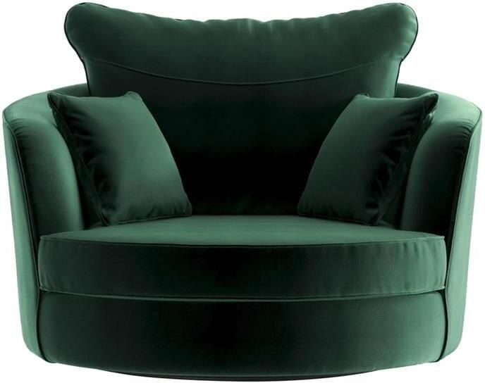 NADUVI Collection Vendôme Draaibare Fauteuil Velvet Donkergroen - Foto 2