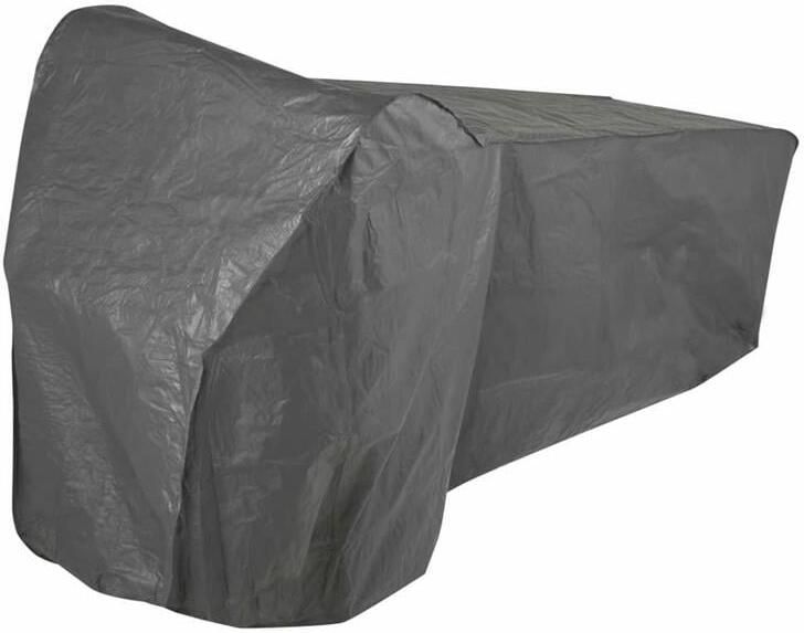 Nature Beschermhoes voor motor grijs PE H125x265x105 cm