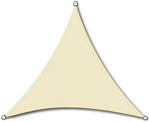 Nesling schaduwdoek driehoek 5m Wit met Bevestigingsset