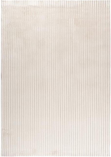 Nest living Bodie Vloerkleed Laagpolig Tapijt Groot Woonkamer Slaapkamer Gebroken Wit 230 x 160 cm - Foto 2