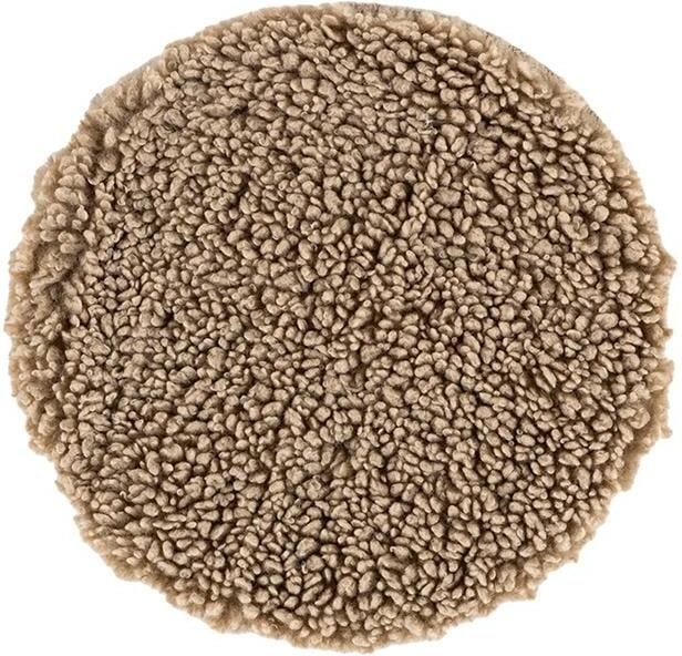 Nest Living Malia Rond Zitkussen Teddystof Beige