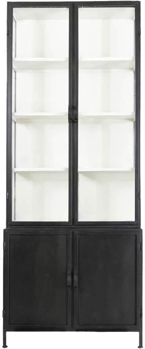 New Routz Detroit Vitrinekast B 95 cm Zwart