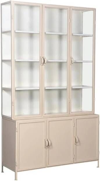 New Routz Detroit Vitrinekast B 142 cm Zand