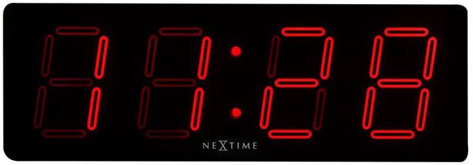 NeXtime Big D Digitale Wandklok 51 5 x 51 5 cm