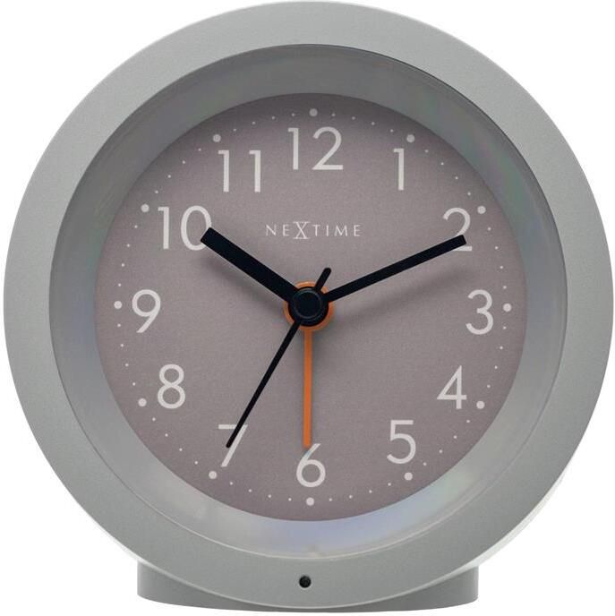 NeXtime Tafelwekker Ø10 5 cm x 3 6 cm Stil Verlicht Wijzerplaat