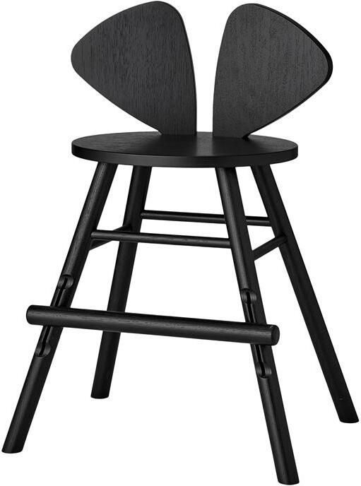 Nofred Mouse Junior Kinderstoel Zwart