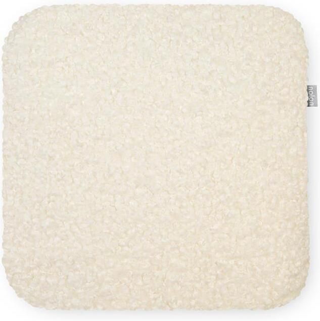 Nolon Jul Vierkant Stoelkussen Teddy Gebroken Wit
