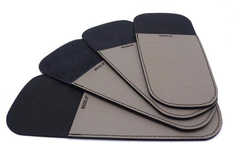 NOOBLU PEBL bestek etui Clay grey Set van 2