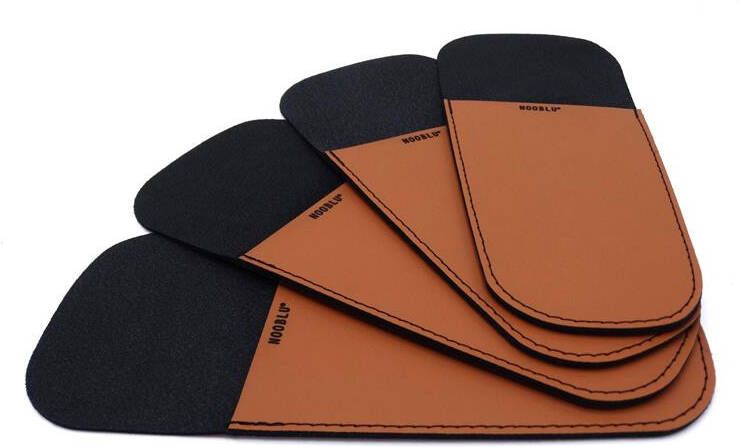 NOOBLU PEBL bestek etui Cognac Set van 2