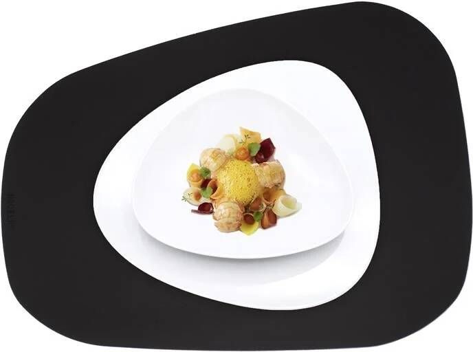 NOOBLU Placemat PEBL black Kingsize 50 x 38 cm