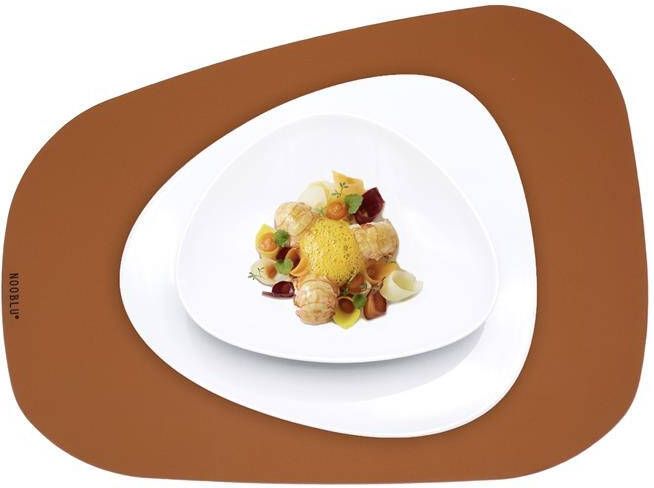 NOOBLU Placemat PEBL Senso Cognac Kingsize 50 x 38 cm