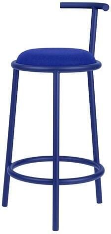 Noo.ma HOGO Barkruk met rugleuning Blueberry Pie