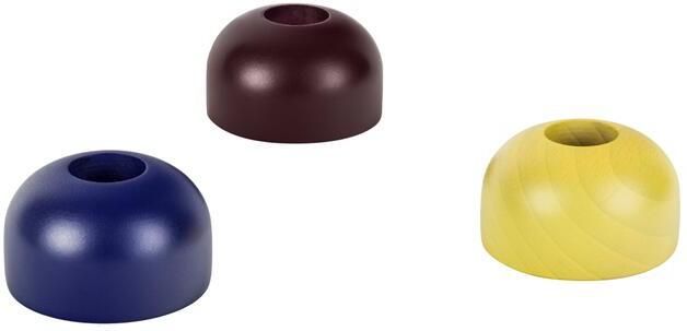 Noo.ma LUMS kaarsenhouders set van 3 Tricolor