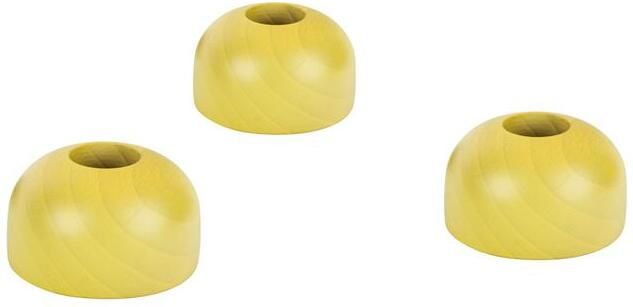 Noo.ma LUMS kaarsenhouders set van 3 Yellow Mellow