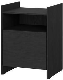 Noo.ma TOOPT Nachtkastje Vulcano Black laminate