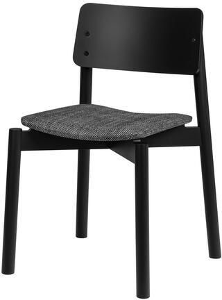 Noo.ma WEM Gestoffeerde stoel Vulcano Black