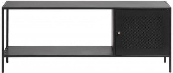 Nordic Home Sigurd metalen dressoir 1 deur 120 cm zwart - Foto 2